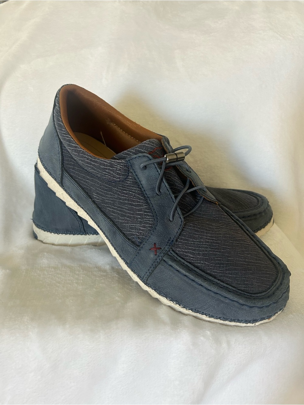 Twisted X Men's Blue Slip-On Moccasin Loafers, size 10M